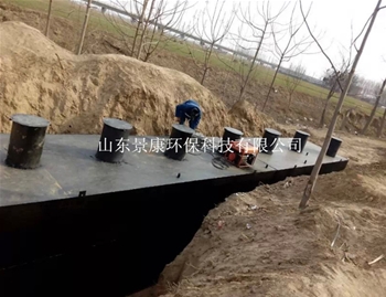 河北工业废水处理设备安装现场