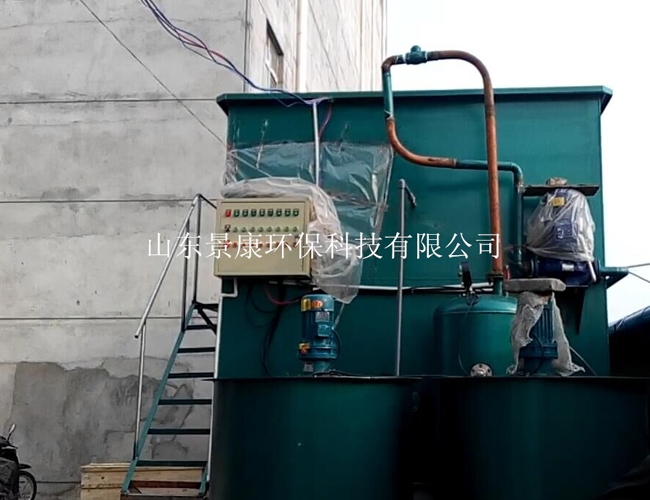 湖南某屠宰厂污水处理设备安装现场