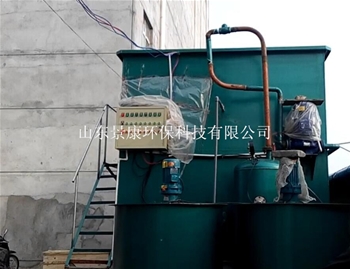 湖南某屠宰厂污水处理设备安装现场