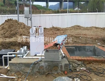 江苏某工厂生活污水处理现场